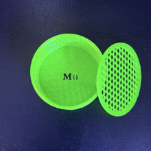Mushroom Coral Cage 3D Printed Neon Green-Yellow-Red-Black