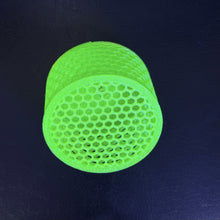 Mushroom Coral Cage 3D Printed Neon Green-Yellow-Red-Black