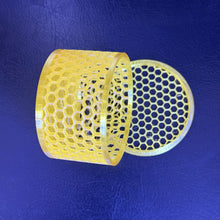 Mushroom Coral Cage 3D Printed Neon Green-Yellow-Red-Black