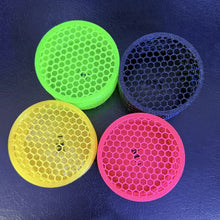 Mushroom Coral Cage 3D Printed Neon Green-Yellow-Red-Black